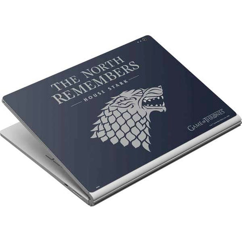 Game of Thrones: House Stark The North Remembers Surface Book Skin